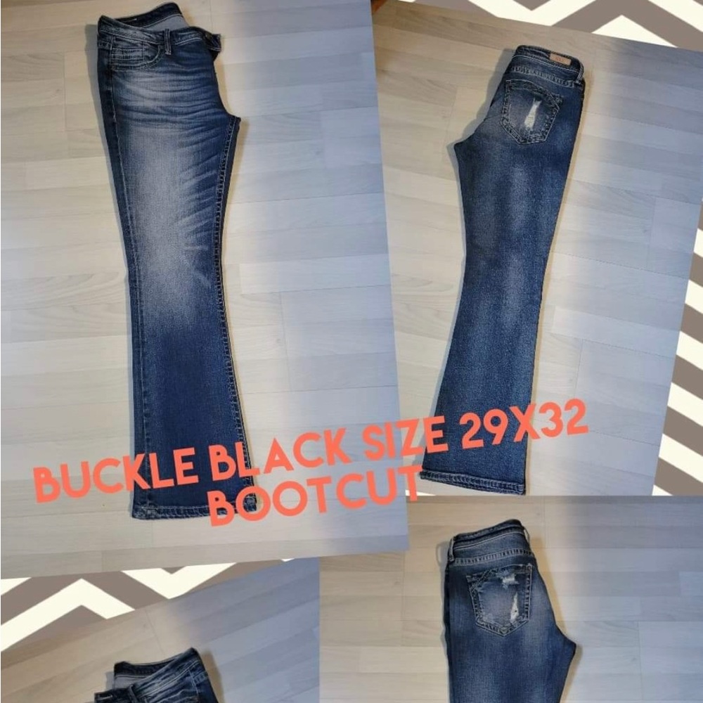 Buckle Black Boot Cut 29x32